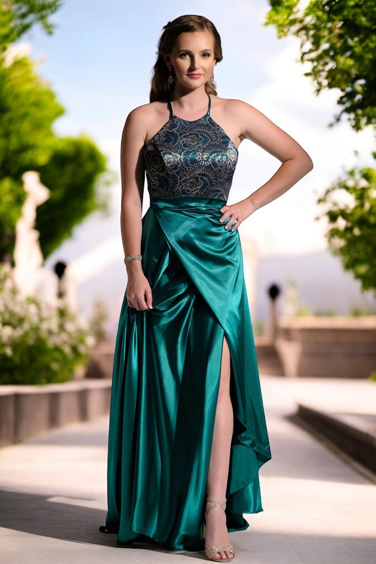 Dawn - Jade - Bridesmaids & Formal - ballgown - bridesmaid - bridesmaids - Melanie Jayne