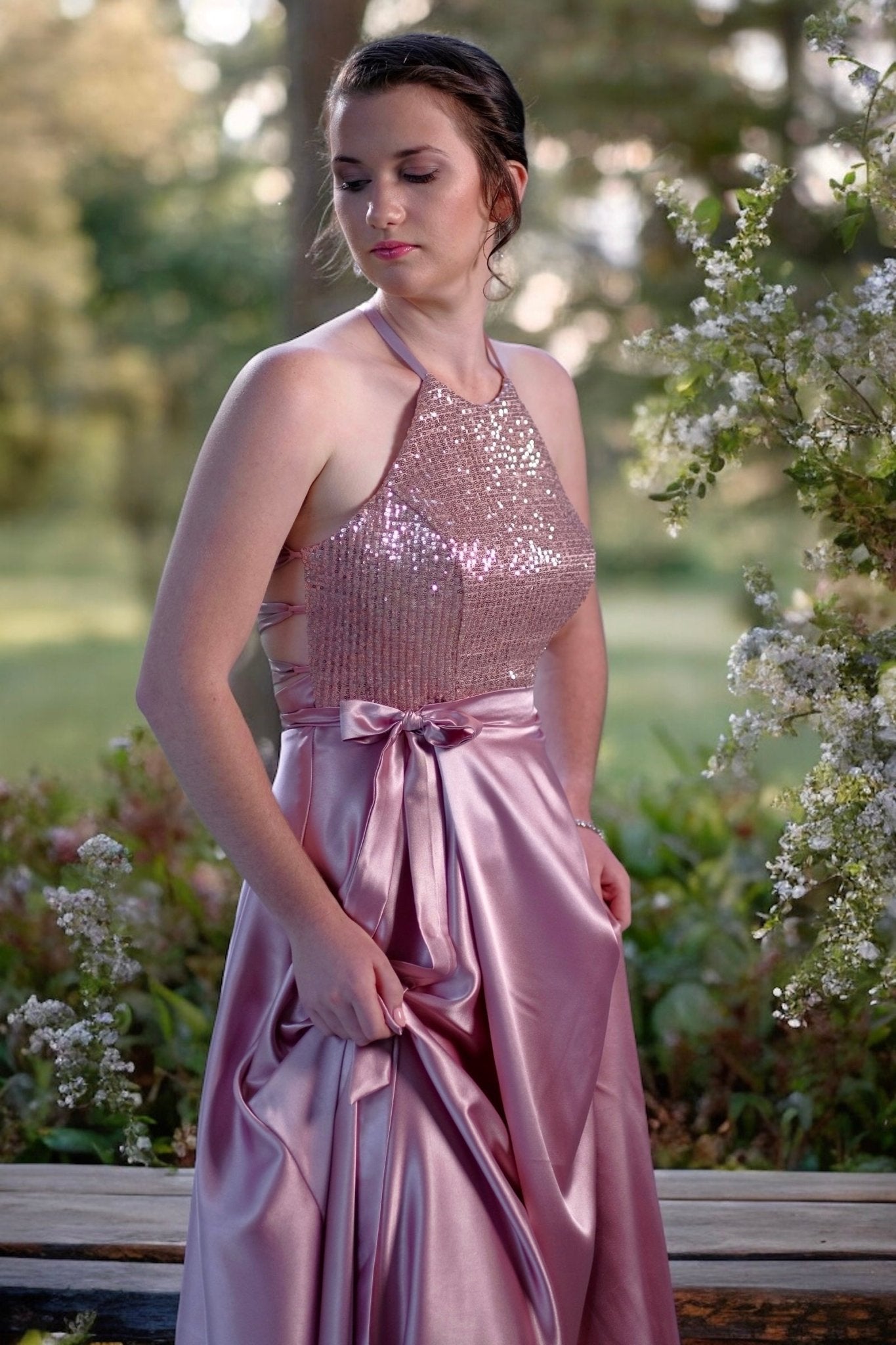 Dawn Sequin - Opal Pink - Bridesmaids & Formal - bridesmaids - Dawn - formal - Melanie Jayne