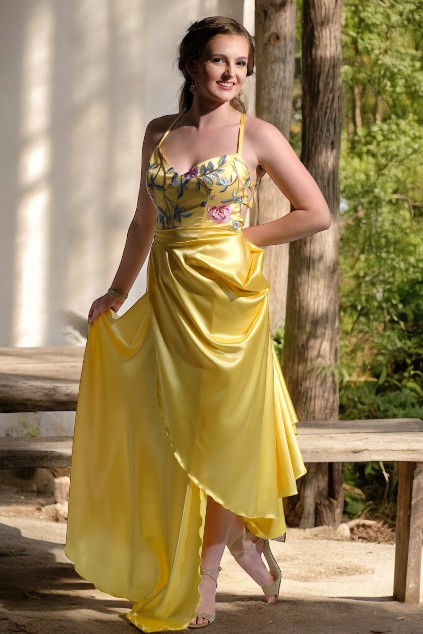Georgie - Yellow - Bridesmaids & Formal - bridesmaids - formal - formal dress - Melanie Jayne