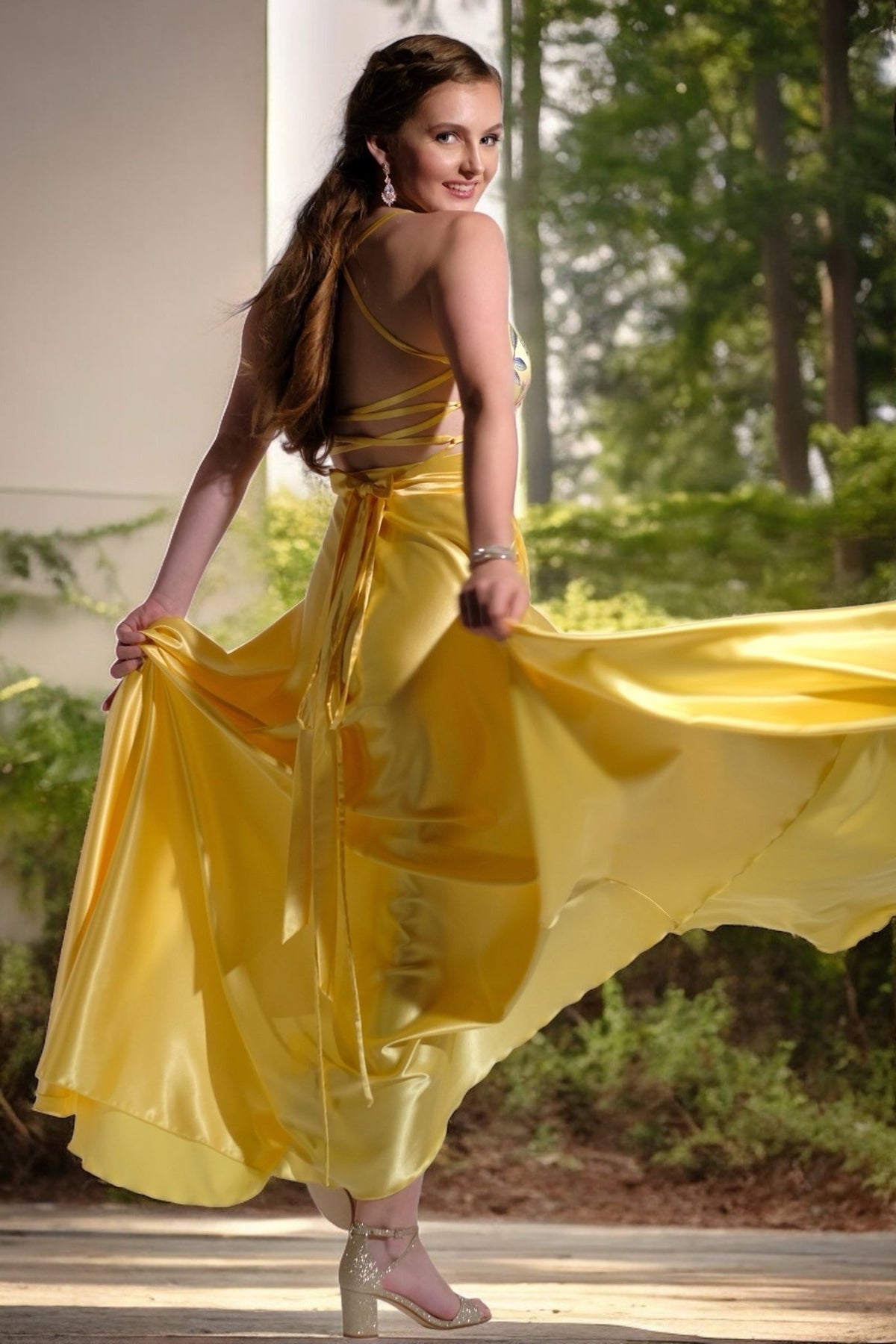 Georgie - Yellow - Bridesmaids & Formal - bridesmaids - formal - formal dress - Melanie Jayne