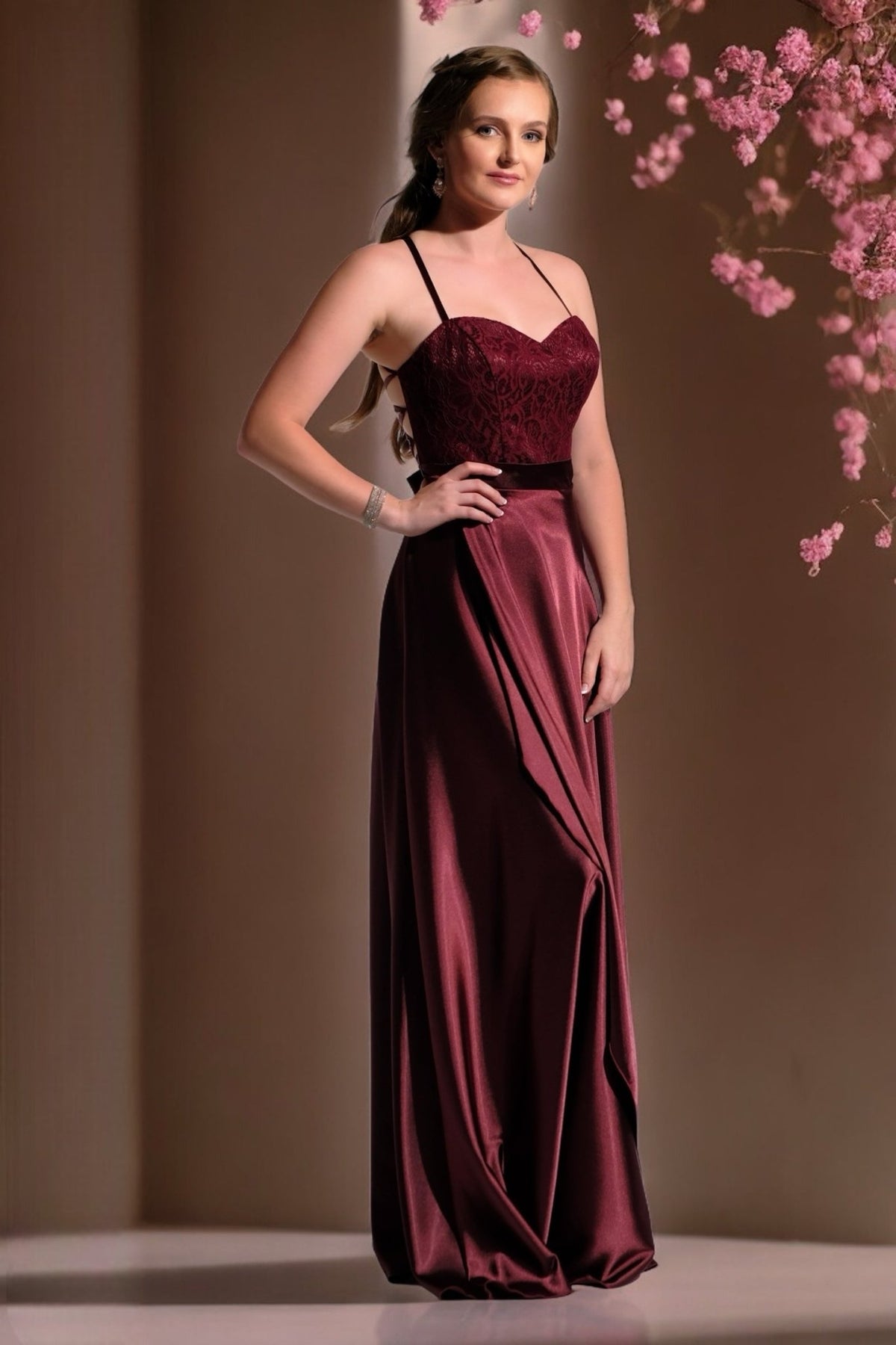 Kadie - Burgundy - Bridesmaids & Formal - bridesmaid - bridesmaids - burgundy - Melanie Jayne