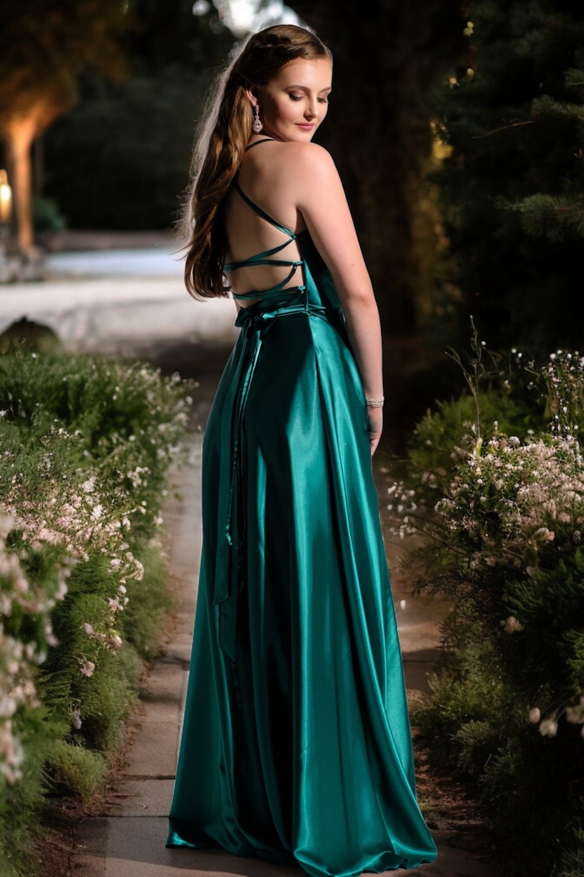 Kadie Pleated - Jade - Bridesmaids & Formal - bridesmaids - formal - green - Melanie Jayne