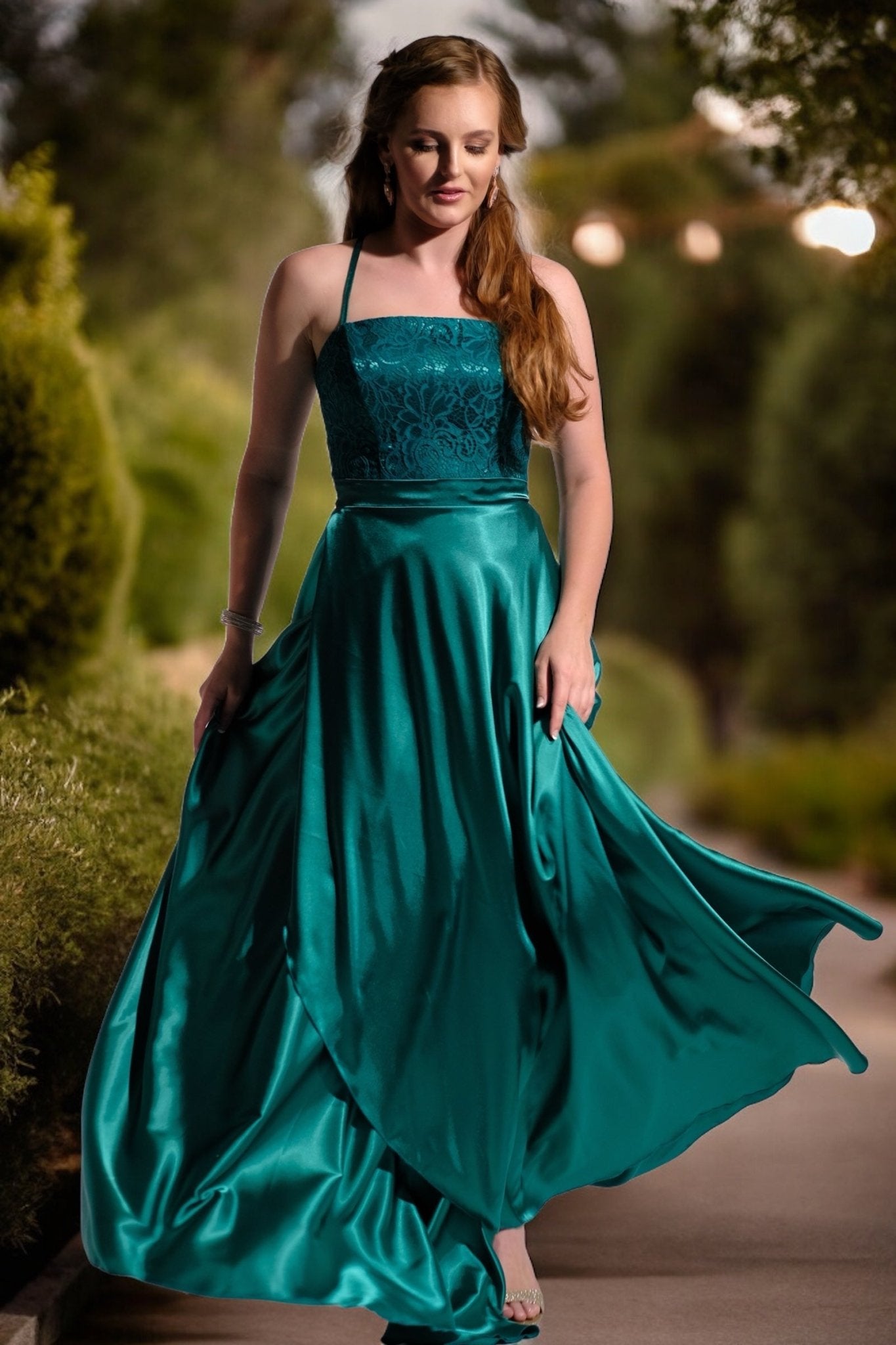 Jade green formal dress hotsell