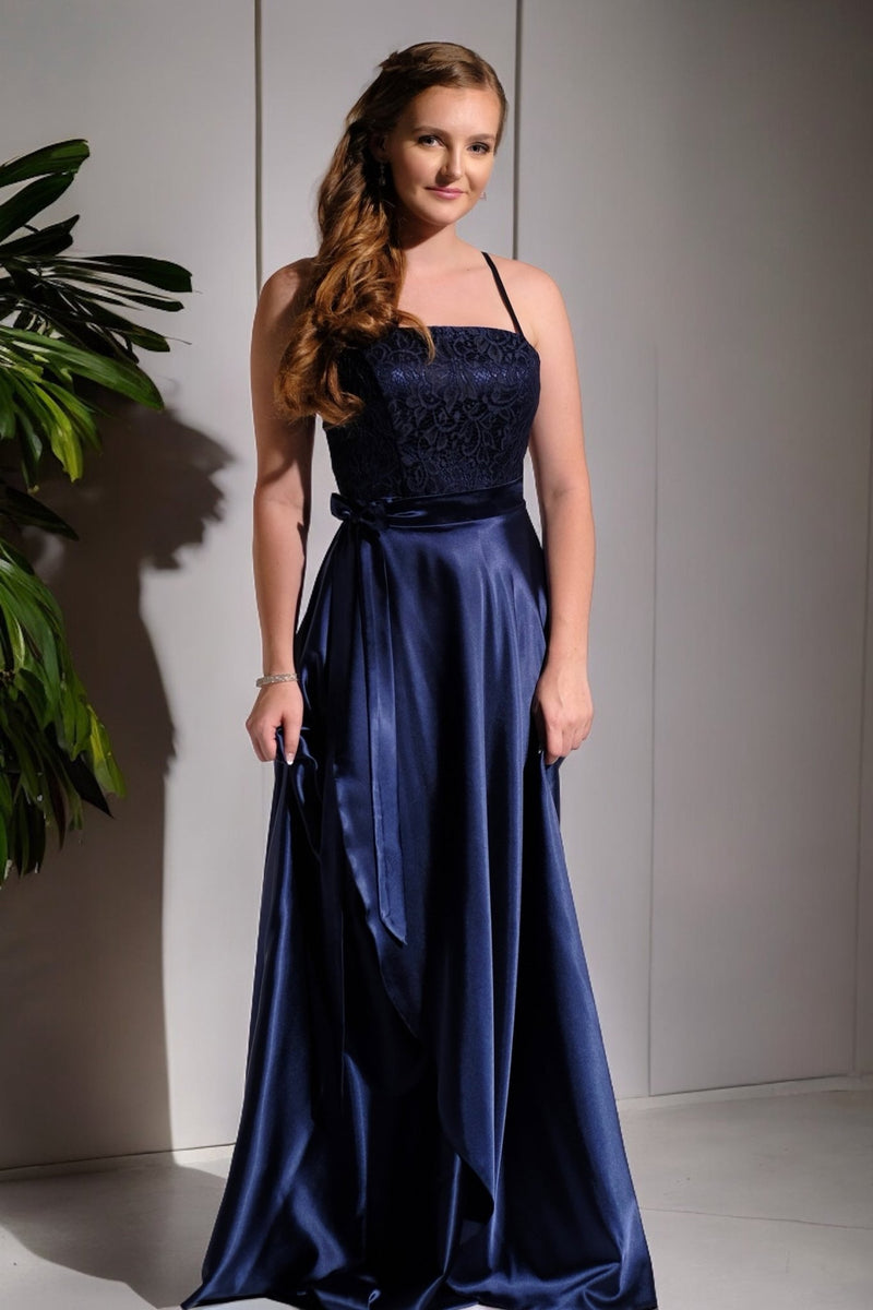 Kathryn - Navy - Bridesmaids & Formal - bridesmaids - formal - formal dress - Melanie Jayne