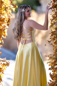 Mia Yellow - Bridesmaids & Formal - ballgown - bridesmaid - bridesmaids - Melanie Jayne